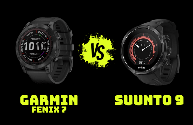 Suunto 9 vs Garmin Fenix 7